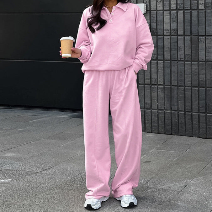 European And American Fall Winter Fashion Two-piece Set