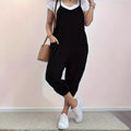 Pocket Sling Loose Casual Jumpsuit Women