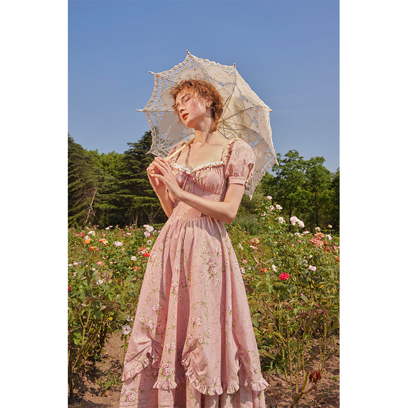 French Cotton Country Fengyu Bone Dress