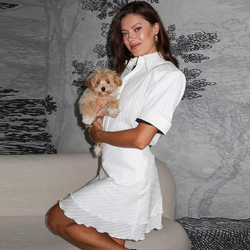 Fashionable And Elegant Pure Cotton Dress For Women
