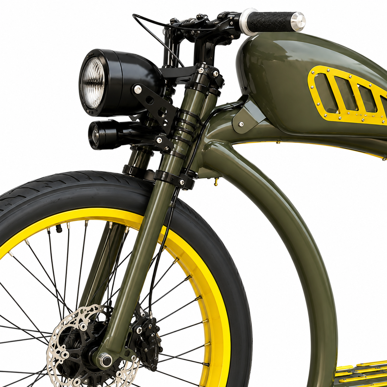 Retro Custom Fat Tire Electric Bike