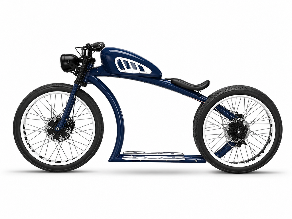 Retro Custom Fat Tire Electric Bike