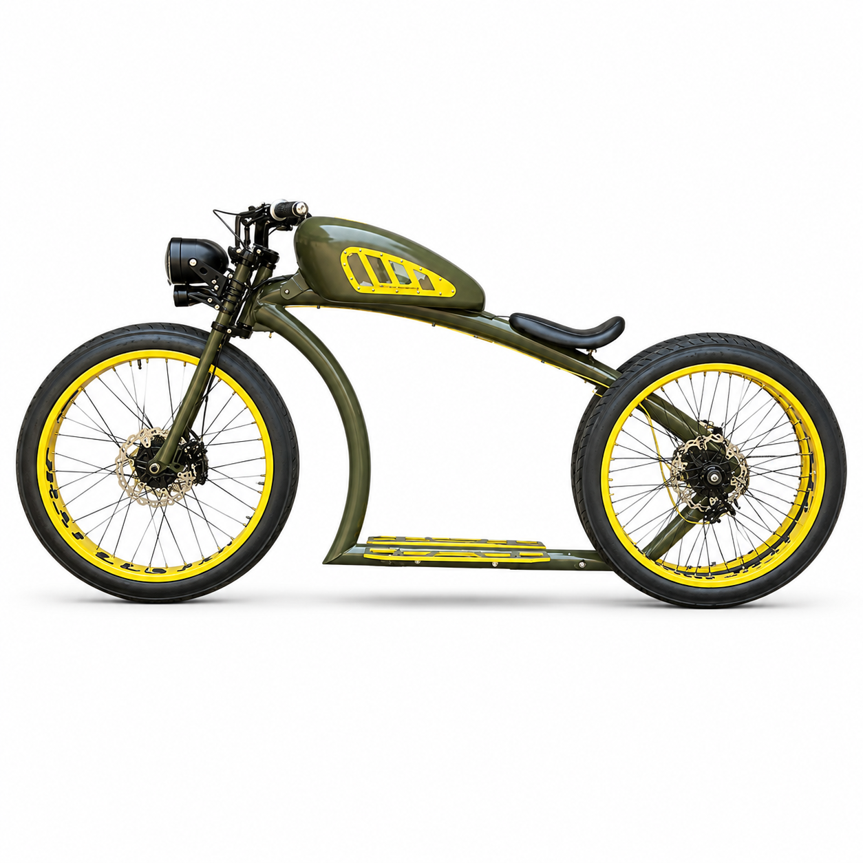 Retro Custom Fat Tire Electric Bike