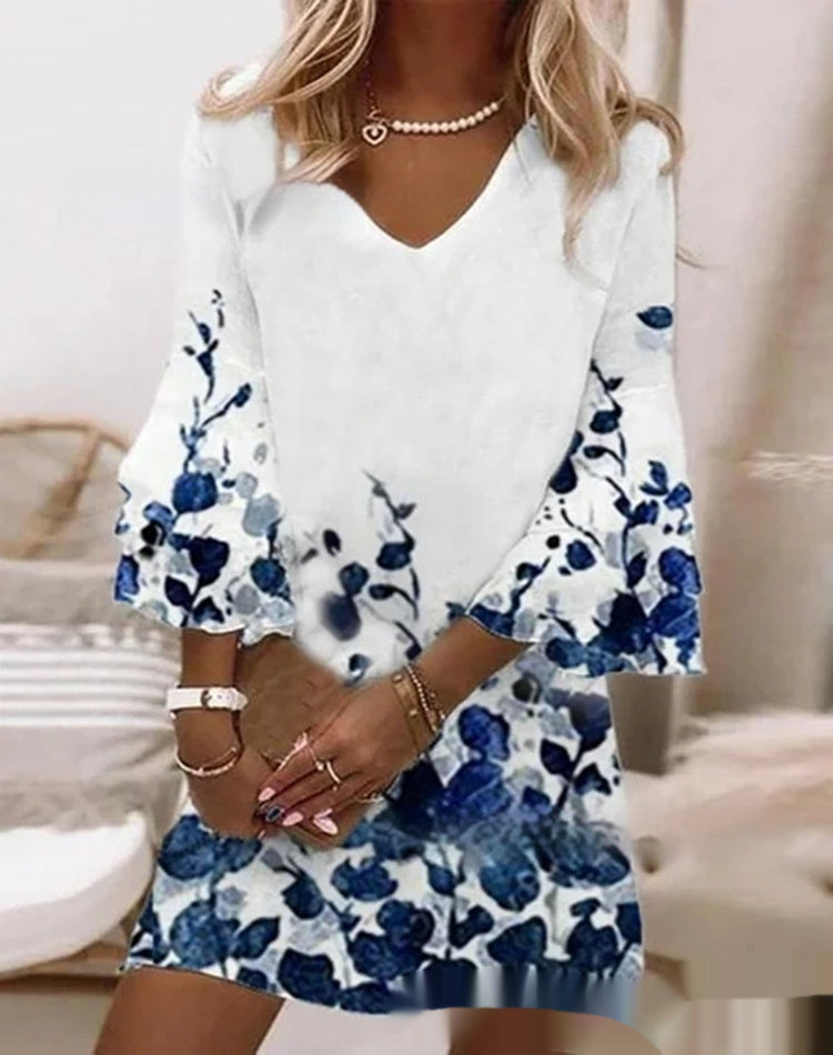 Women's Fashion Lace Cotton Linen Dress