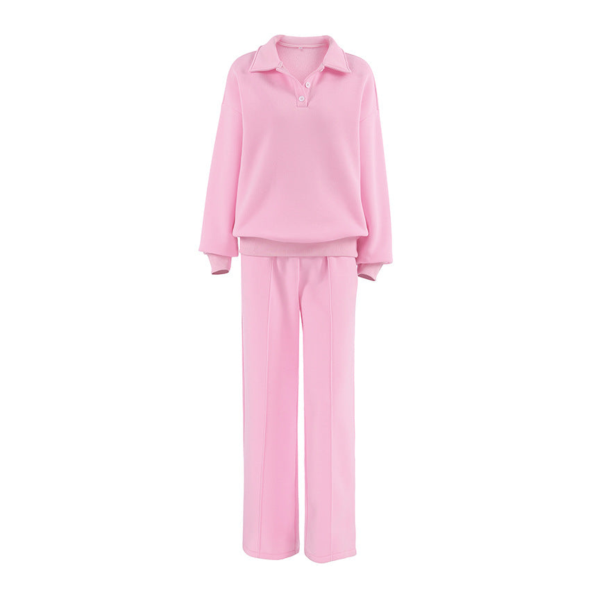 European And American Fall Winter Fashion Two-piece Set