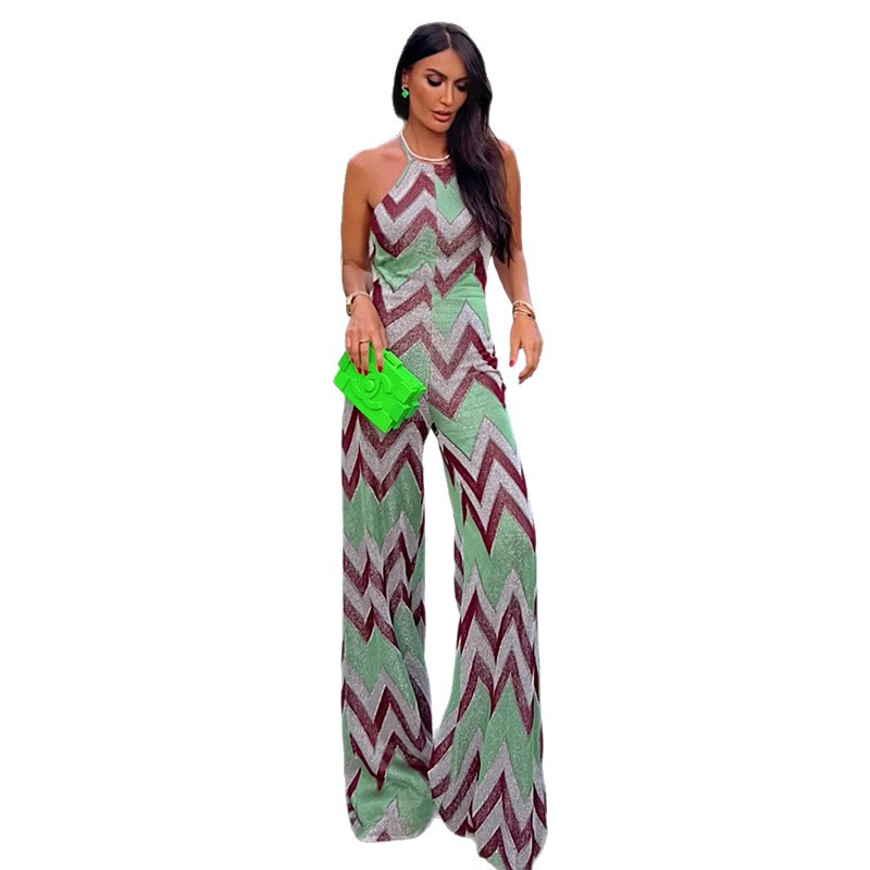 Retro-chic Athletic Long One-piece Jumpsuit For Women